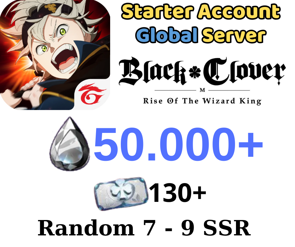 Black Clover M Starter Account
